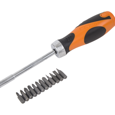 14 pc Ratchet Screwdriver Bits Set